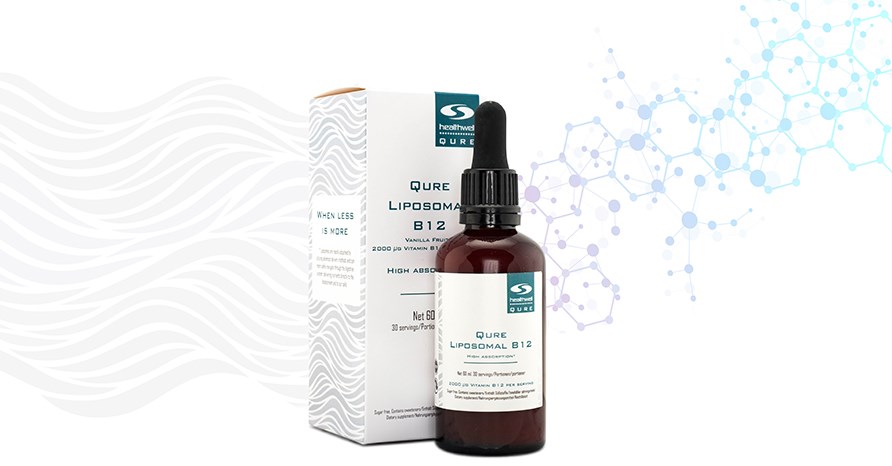 QURE Liposomal B12 med hj absorberingskapacitet.