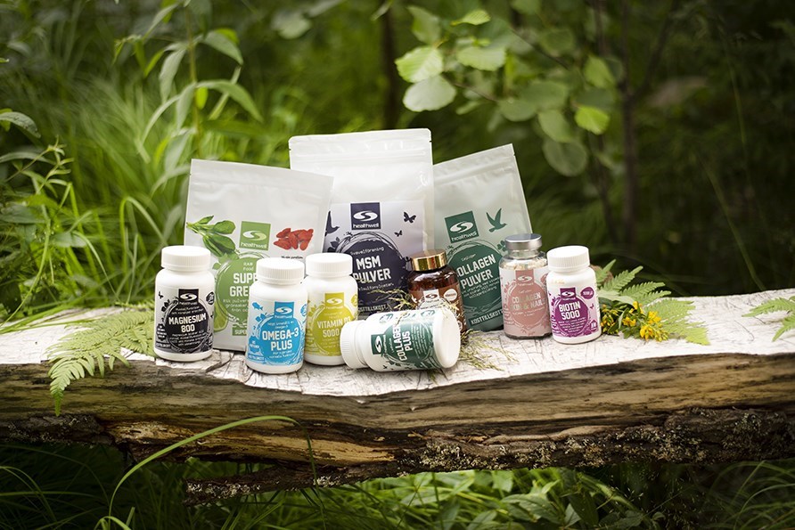 Produkter fra mrket Healthwell.